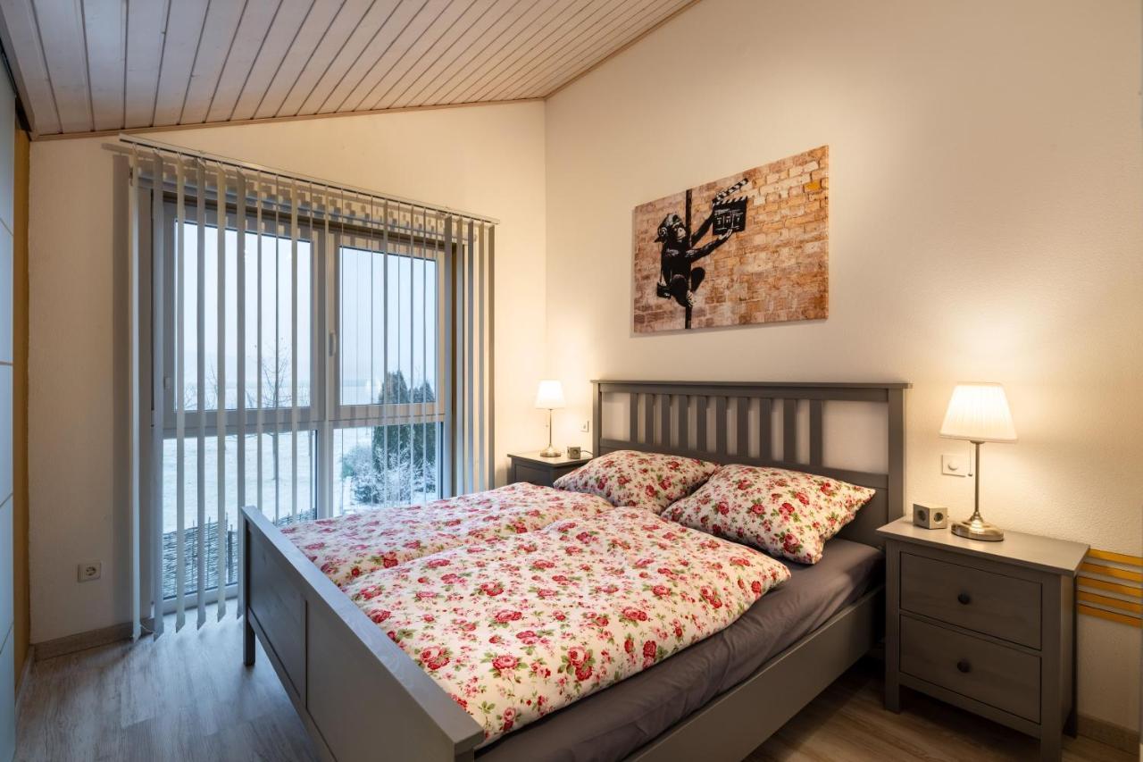 Gemuetliche Ferienwohnung Mit Panoramablick Muttensweiler 외부 사진